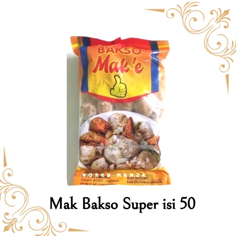 

Mak e bakso/tahu bakso/bakso jumbo/bakso jamur