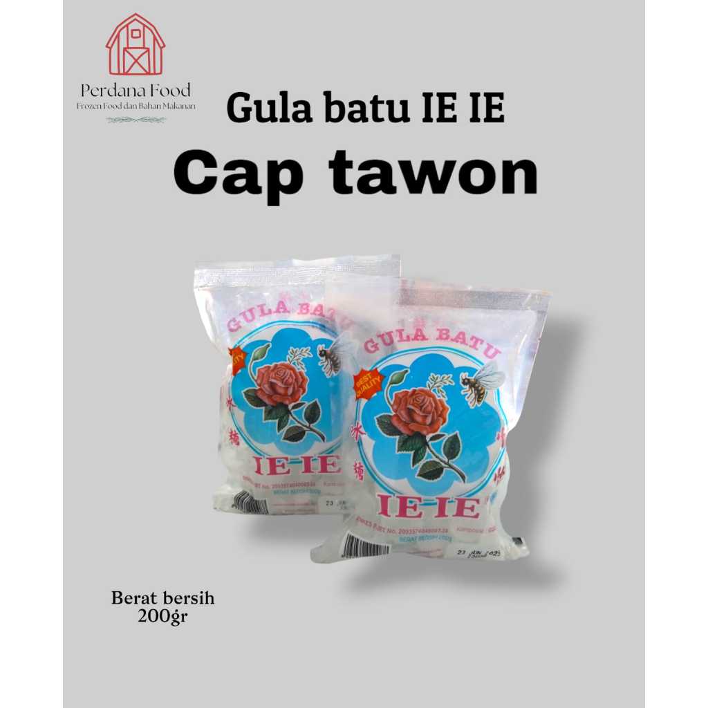 

Gula Batu IE IE Cap tawon 200gr