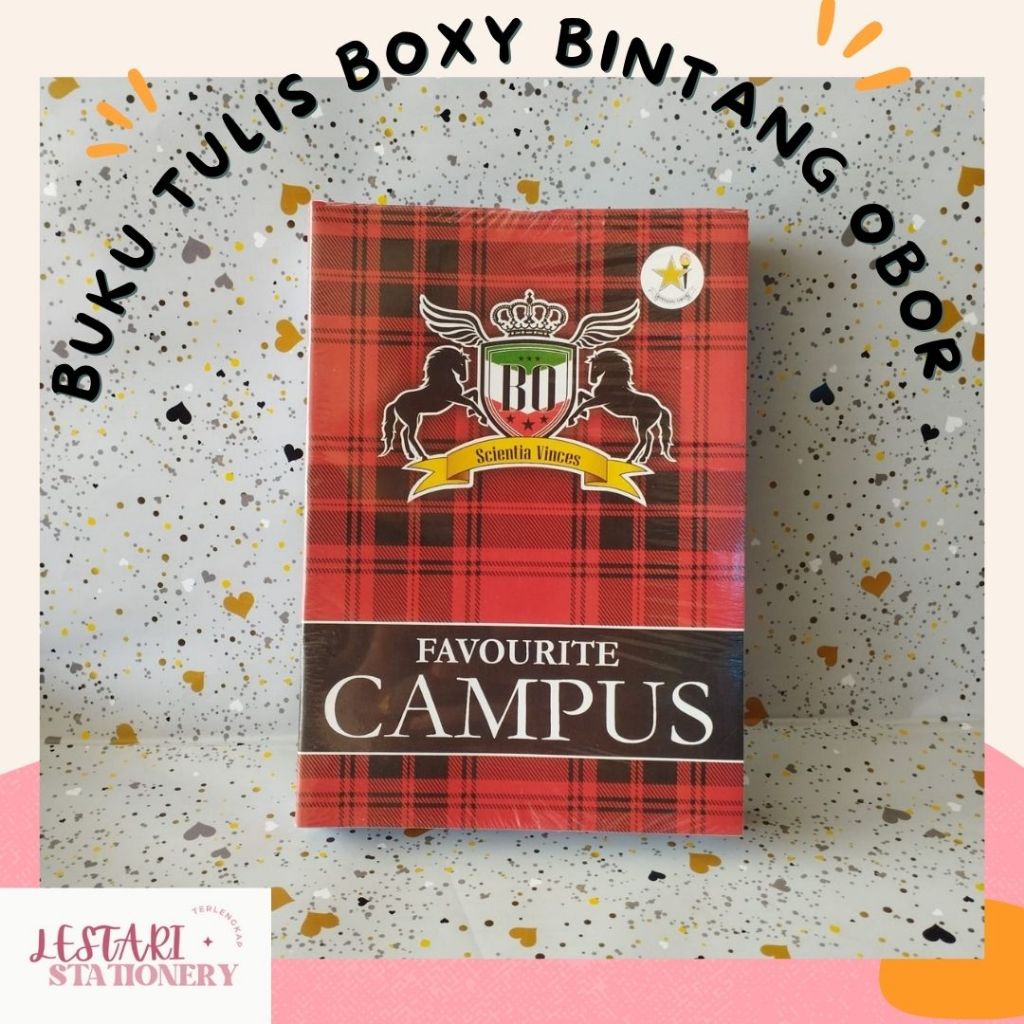 

Bintang Obor Buku Tulis Boxy 36 | Buku tulis Bergaris | Buku Latihan Lestari Stationery