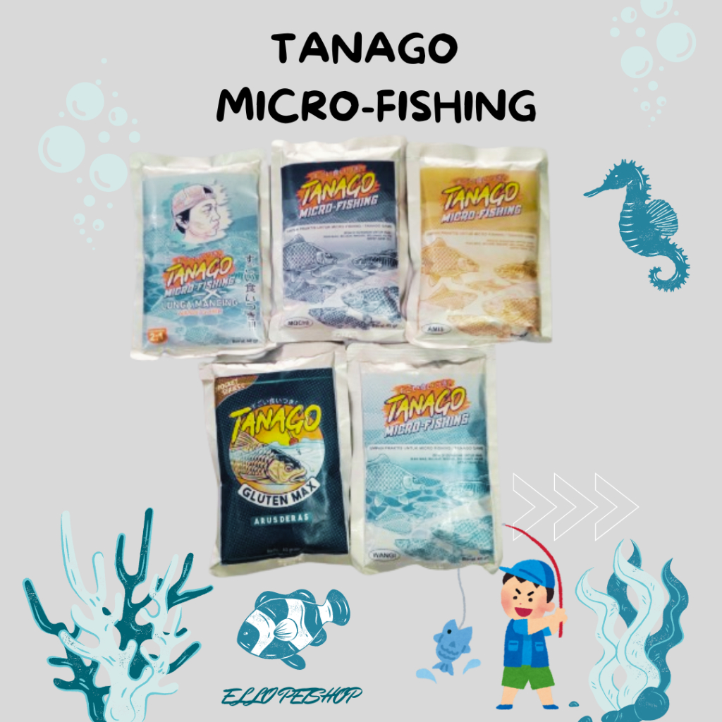 Umpan Pancing Tanago Micro Fishing X Lunga Mancing Pocket & Gluten Max