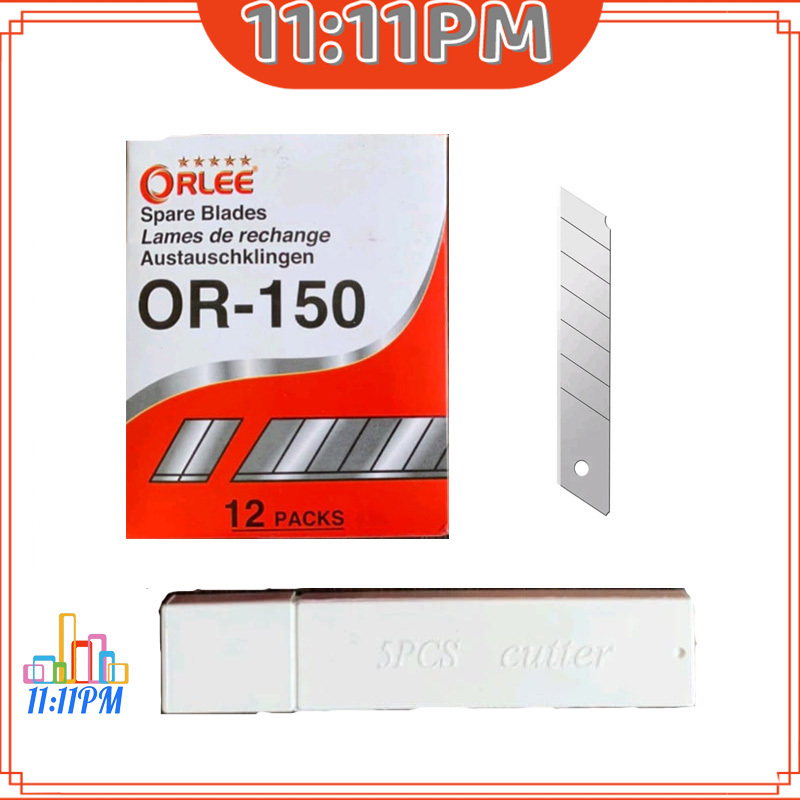 

[1 pack ISI 5 ] REFILL PISAU CUTTER PCS BESAR ISI ULANG KATER SUPER TAJAM