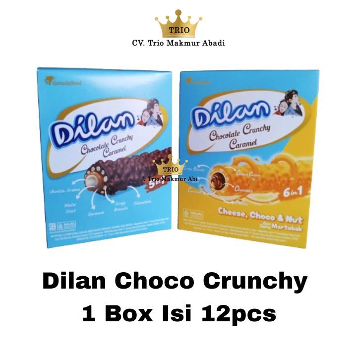 

Dilan Choco Crunchy 1 box isi 12 pcs