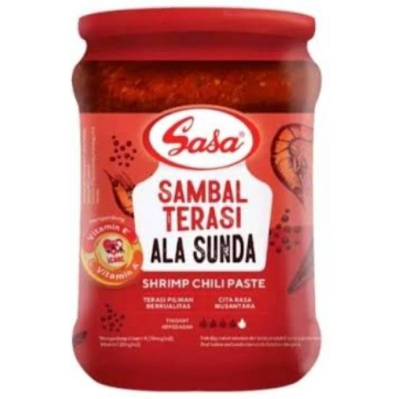 

Sasa sambal Terasi Ala Sunda 180gr sambal botol
