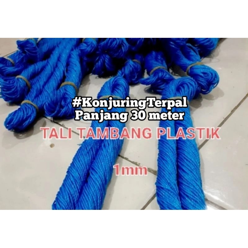 

Tali Tambang Plastik Murah/Tali Pengikat Serbaguna Ukuran 1mm 2mm 3mm Panjang 30 Meter