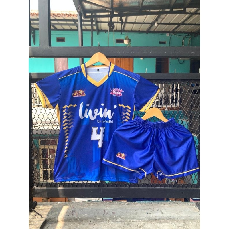RS Sport Jersey Voli Cewek Pro Liga Livin Mandiri