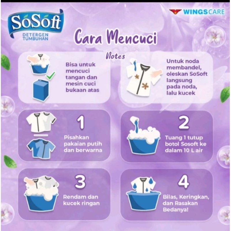 Detergen So Soft Bebas Labsa