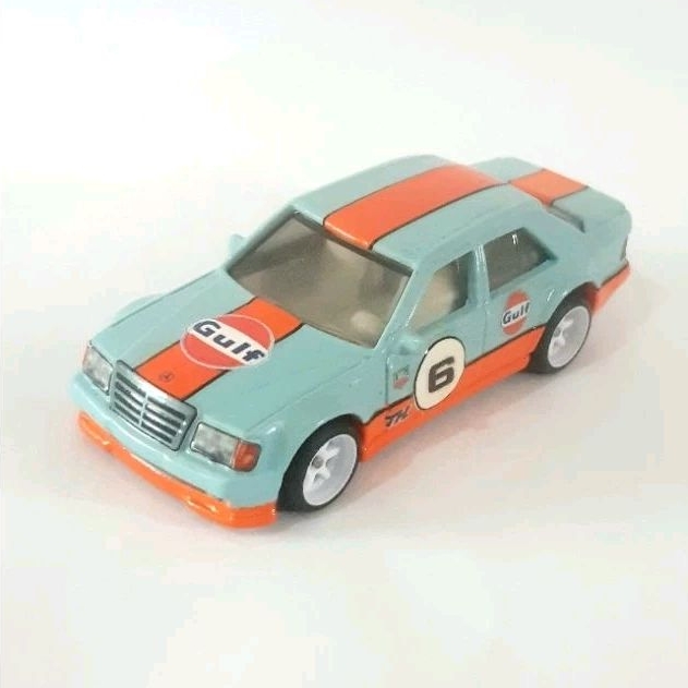 Hotwheels Mercedes-Benz 500E #6 GULF Racing - Custom Factory