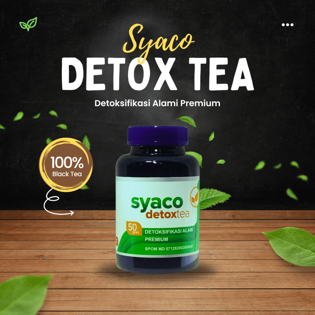 

Syaco Detoxtea / Minuman Teh / Daun Bungur