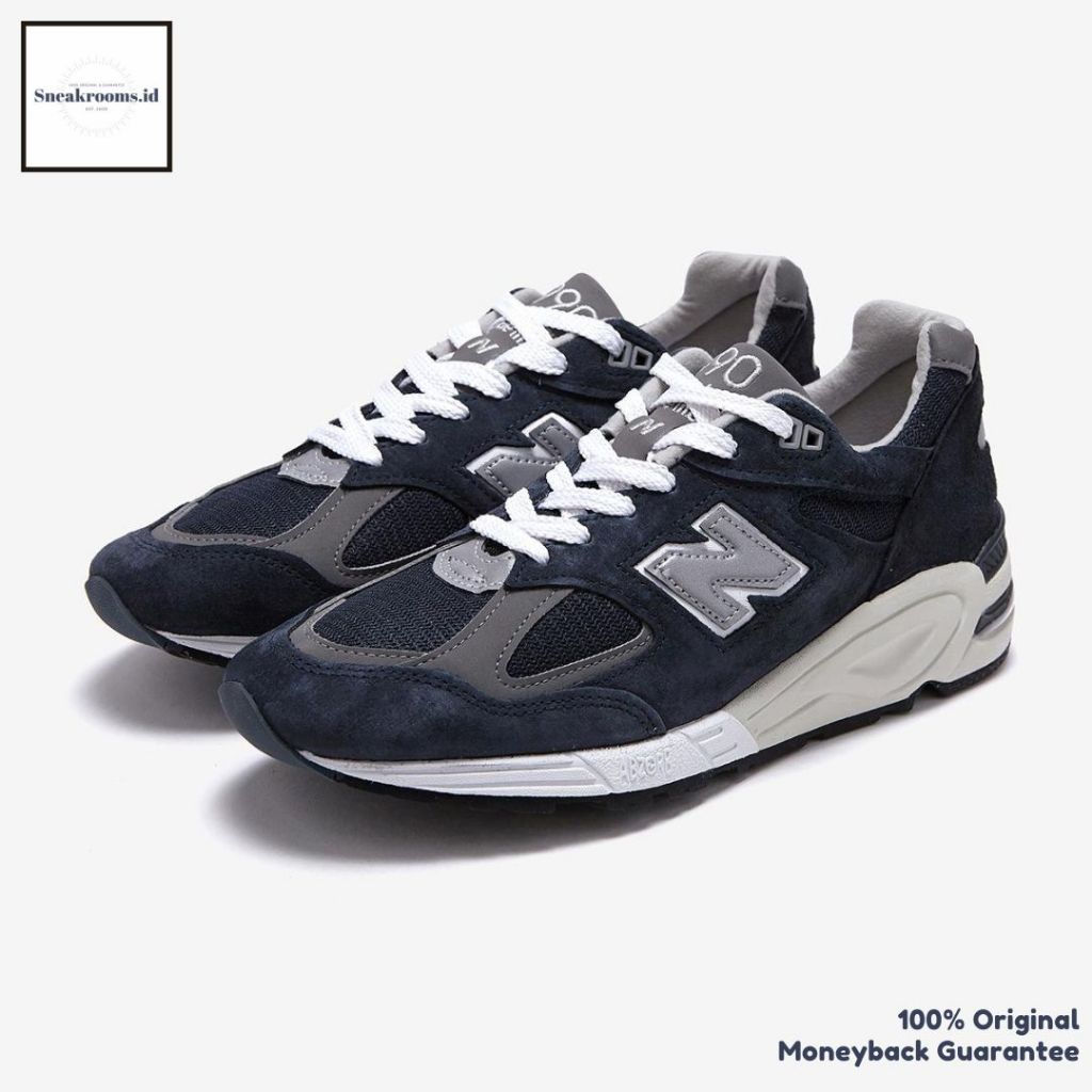 New Balance 990v2 MiUSA Navy M990NB2 Original Resmi (100% Authentic)