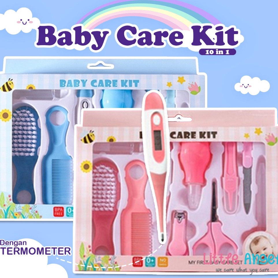 Promo Untung  BABY CARE NAIL KIT SET Alat Perawatan Bayi 1in1 Sisir Gunting Bayi Hadiah Lahiran Newb