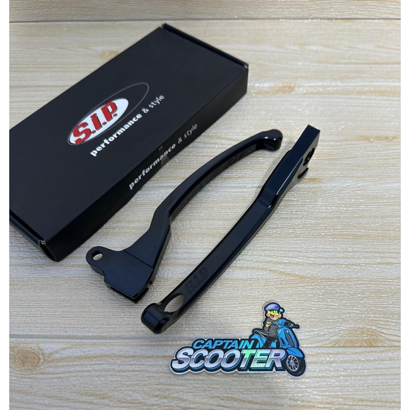 Handle Rem Brake Lever SIP Black Hitam Vespa Sprint Primavera LX S