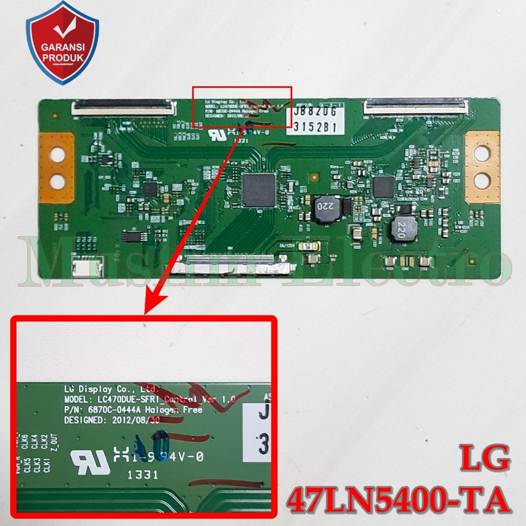 Tcon LED TV LG 47LN5400-TA 47LN5400