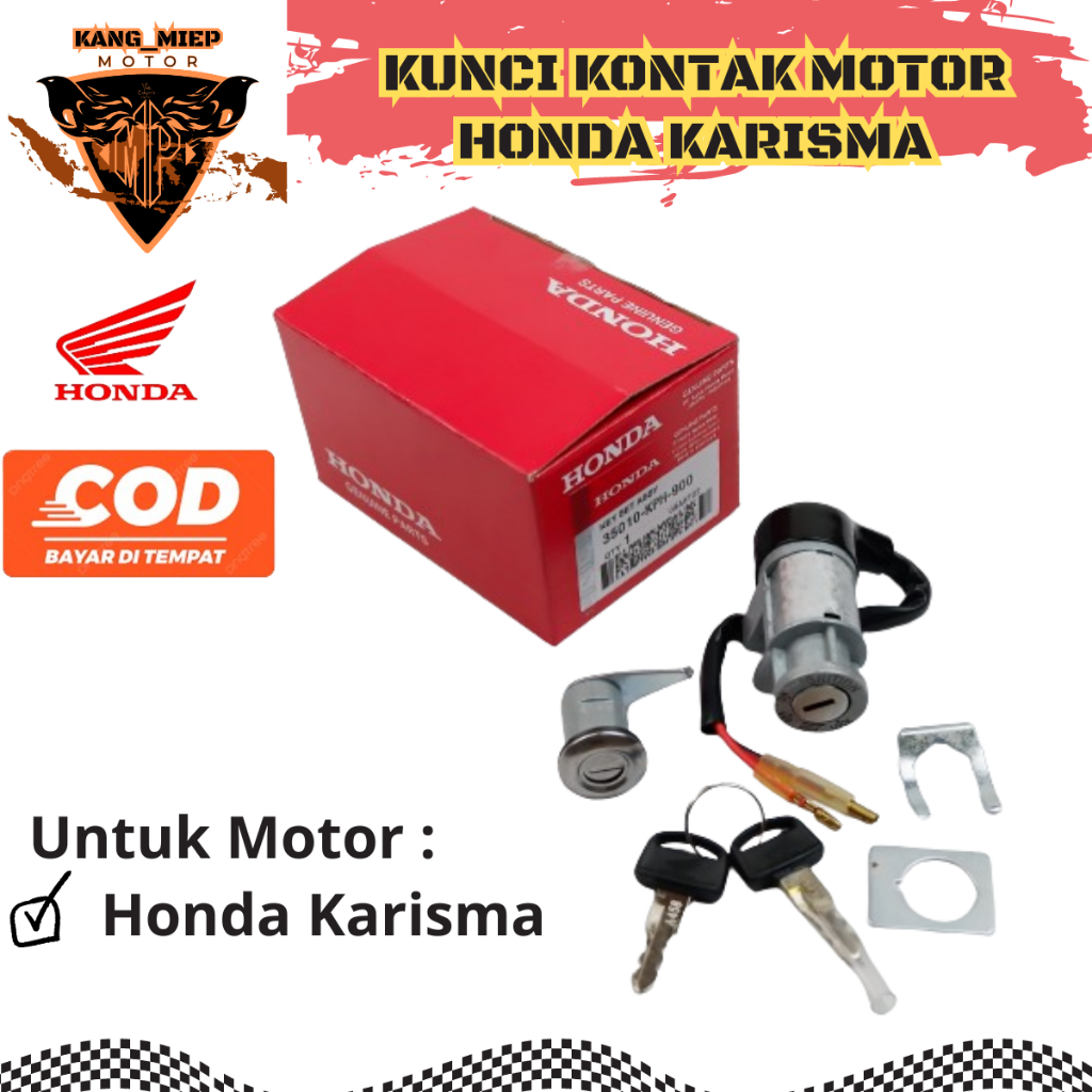 Kunci Kontak Sepeda Motor Karisma / Kunci Kontak Satu Set Honda Karisma KPH