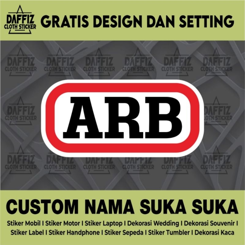 

STICKER VINYL ARB | STICKER VINYL CUSTOM