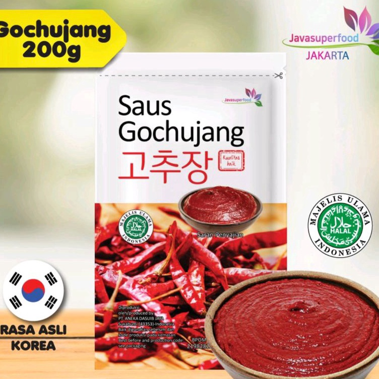 

jj Terbaru Gochujang 2ml halal saus korea pasta cabe kimchi sauce topoki toppoki tteokbokki topokki saus korea saus pasta cabai T88