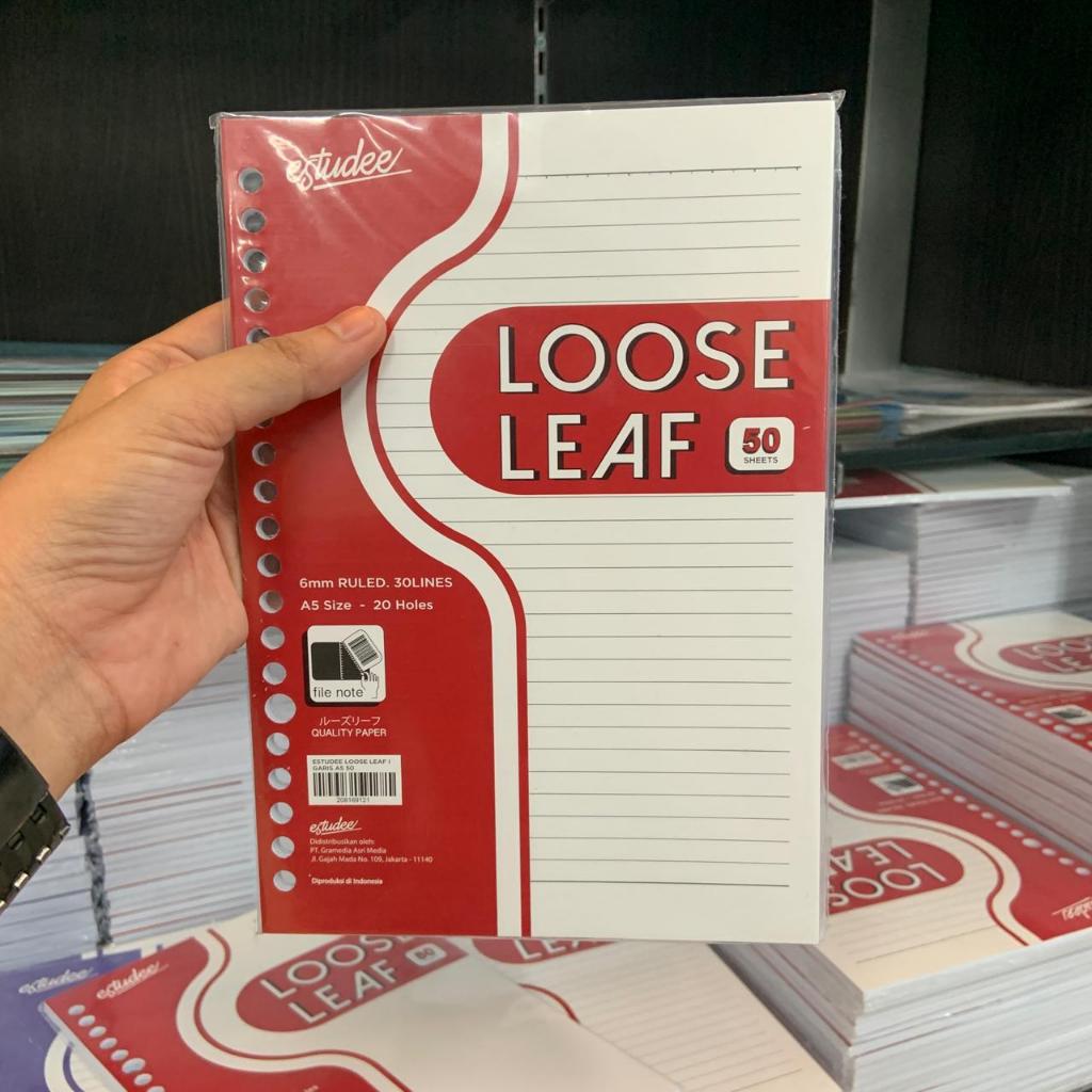 

Gramedia - Estudee Loose Leaf J Garis A5 isi 50