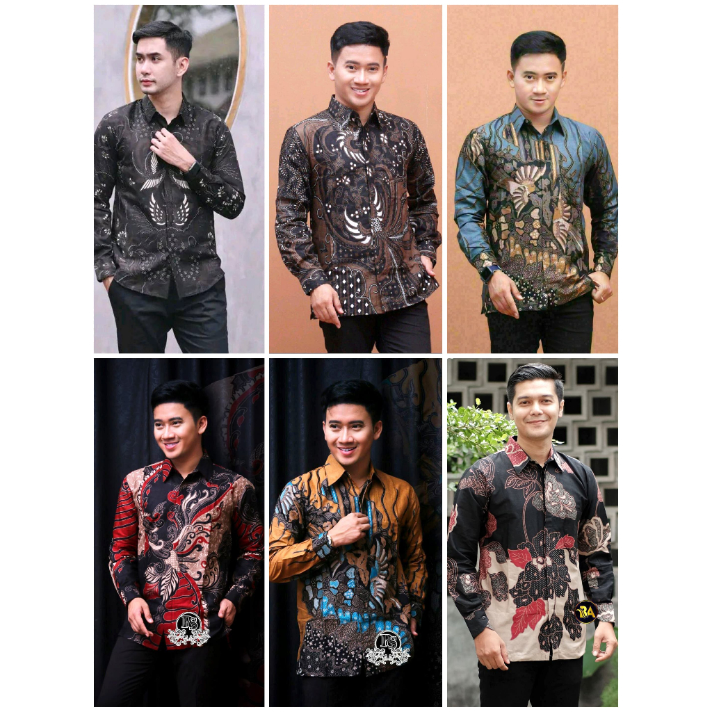 BAJU KEMEJA BATIK PRIA LENGAN PANJANG SIZE XXL TERMURAH