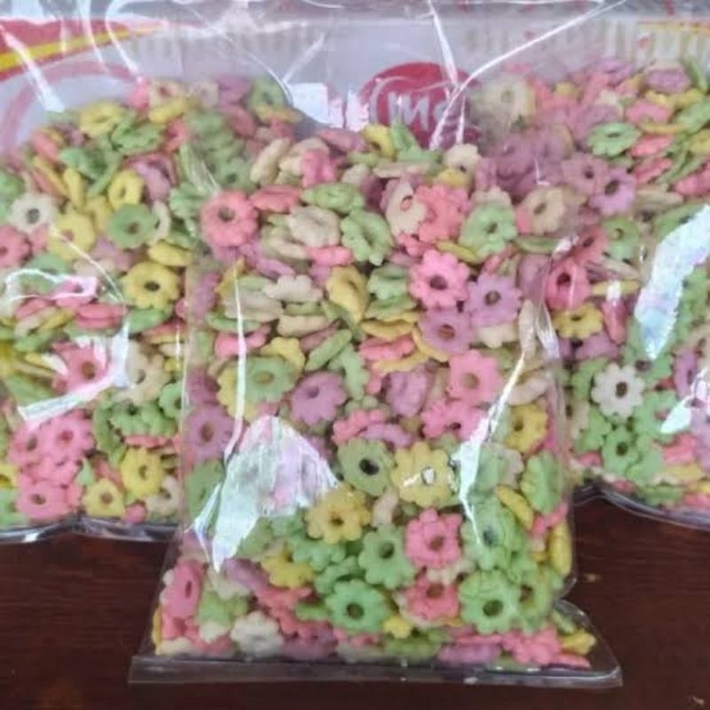 

RIBUT SAKURA WARNA KEMASAN PLASTIK 750 GRAM