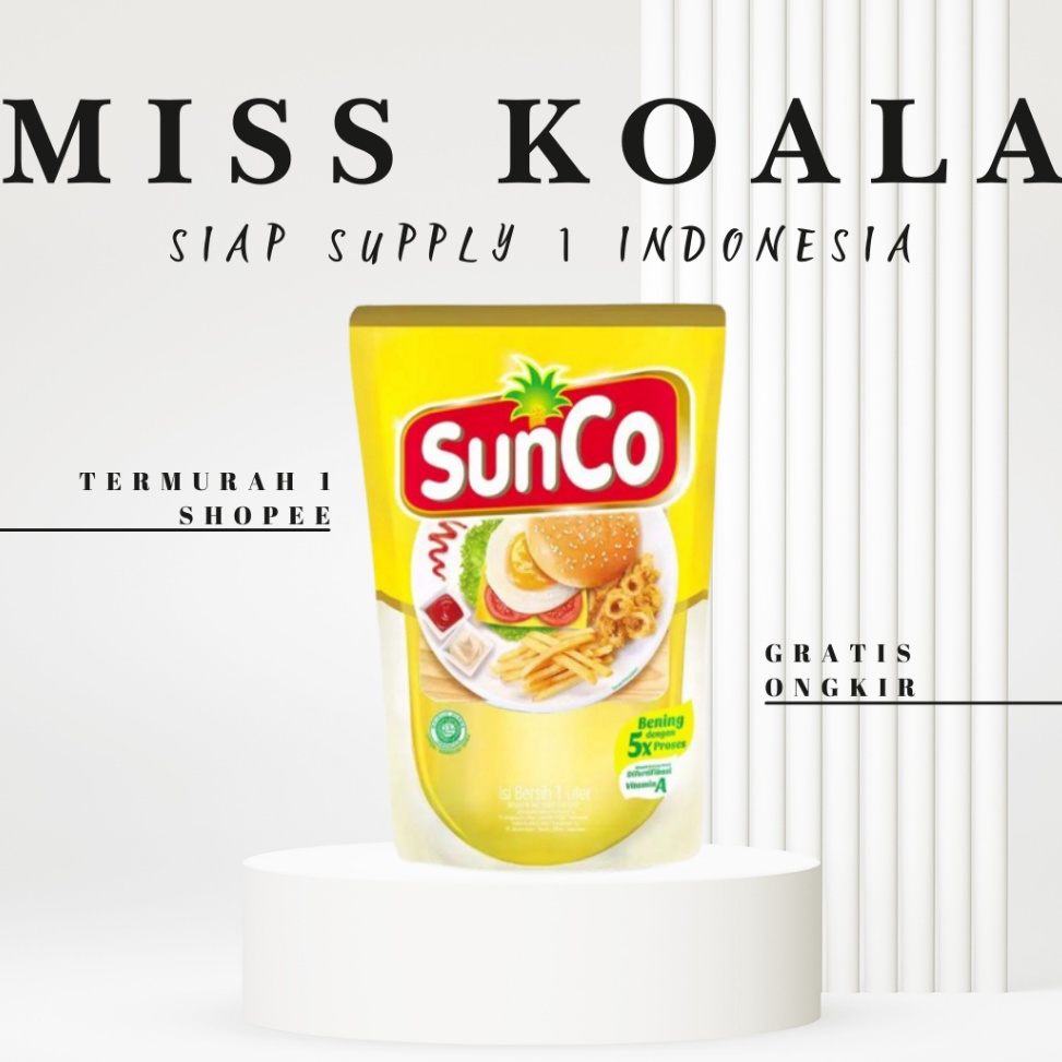 

5g Laris MINYAK SUNCO KEMASAN POUCH 1 LITER MINYAK BISA DIMINUM I88