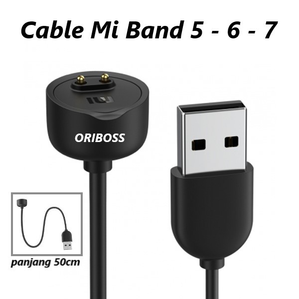 Promo 7.7 Kabel Casan Mi Band 5 Cable Charging Mi Band 6 Kabel Cas Mi Band 7 Original Magnetic