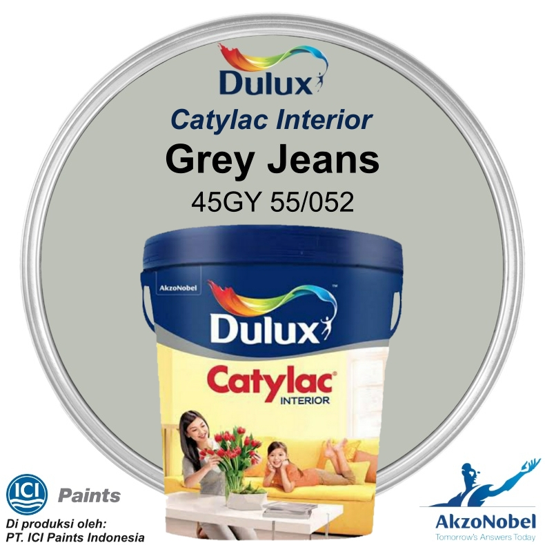CAT DULUX CATYLAC INTERIOR 25 KG - GREY JEANS 45GY 55/052