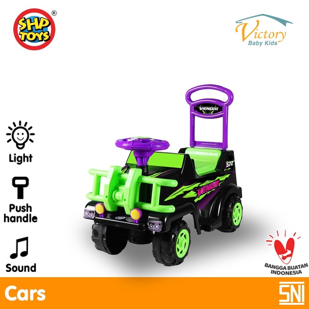 SHP Toys Ride on SMJ 572 Venom - Mobil Dorong Mainan Anak