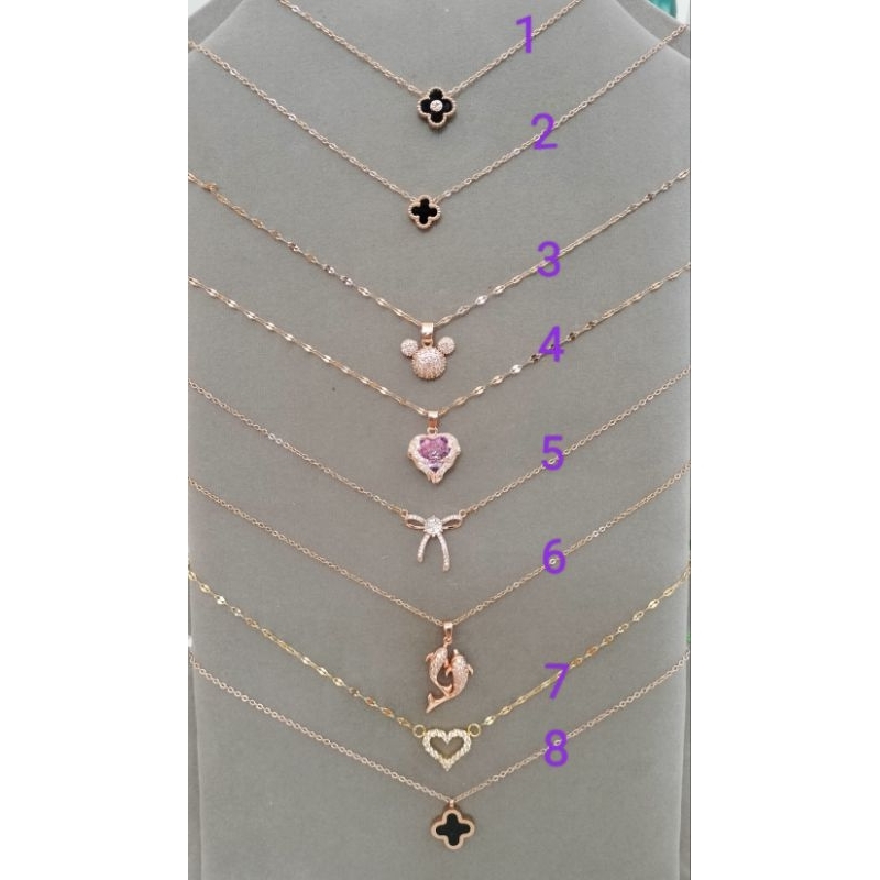 Kalung titanium/ kalung Korea / aesthetic/ simple / anti karat