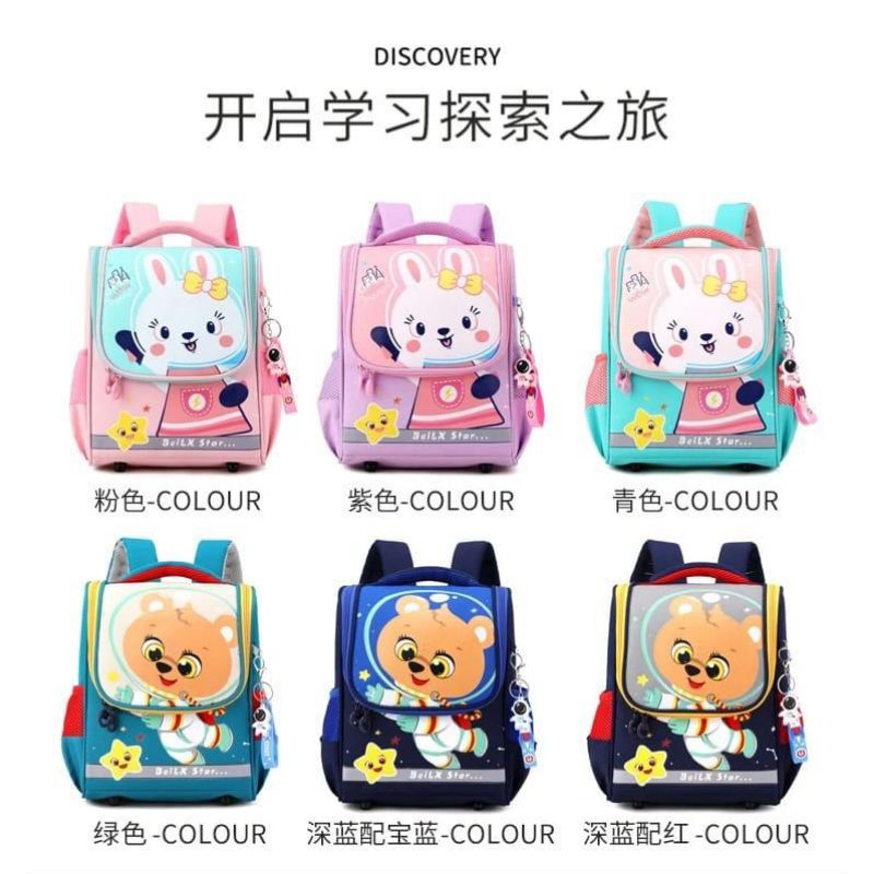 Tas ransel anak | tas sekolah anak tk-sd | tas anak import motif kartun