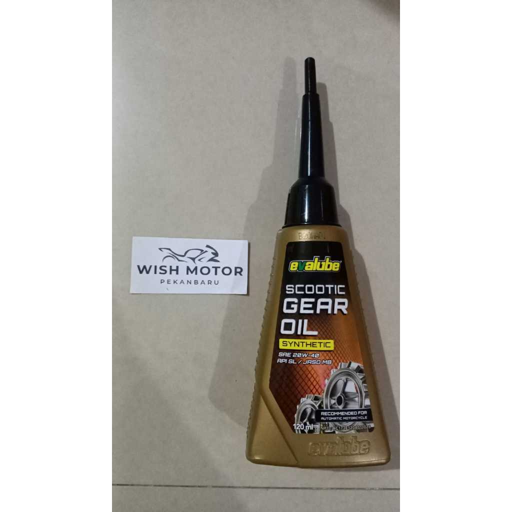 Oli Transmisi Motor Matic Evalube SCOOTIC GEAR OIL Synthetic (120ml)