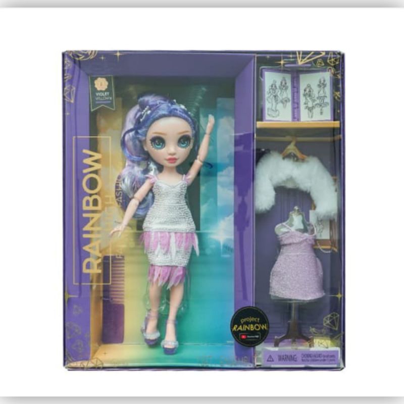 Boneka Rainbow High Fantastic Fashion Violet Willow