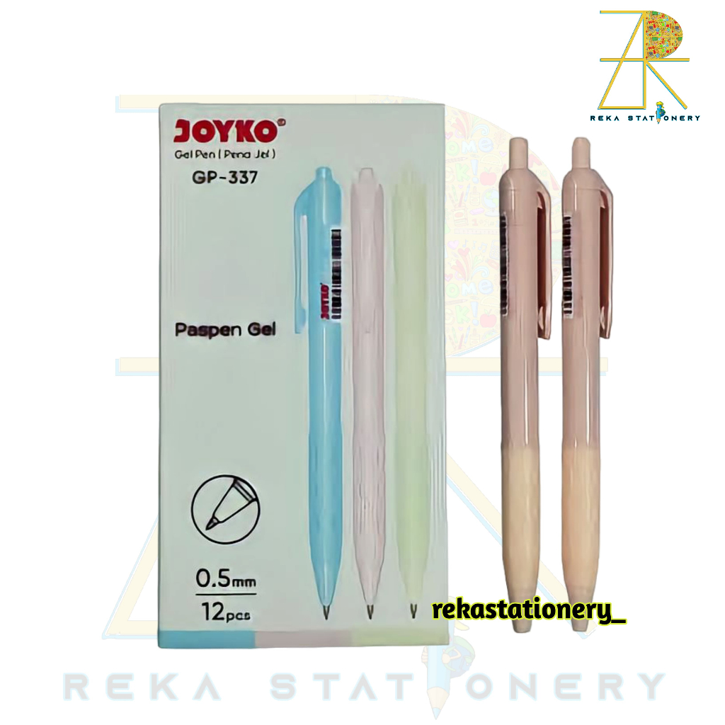 

Gel Pen Pulpen Pena Joyko GP-337 Paspen Gel 0.5 mm Harga Satuan