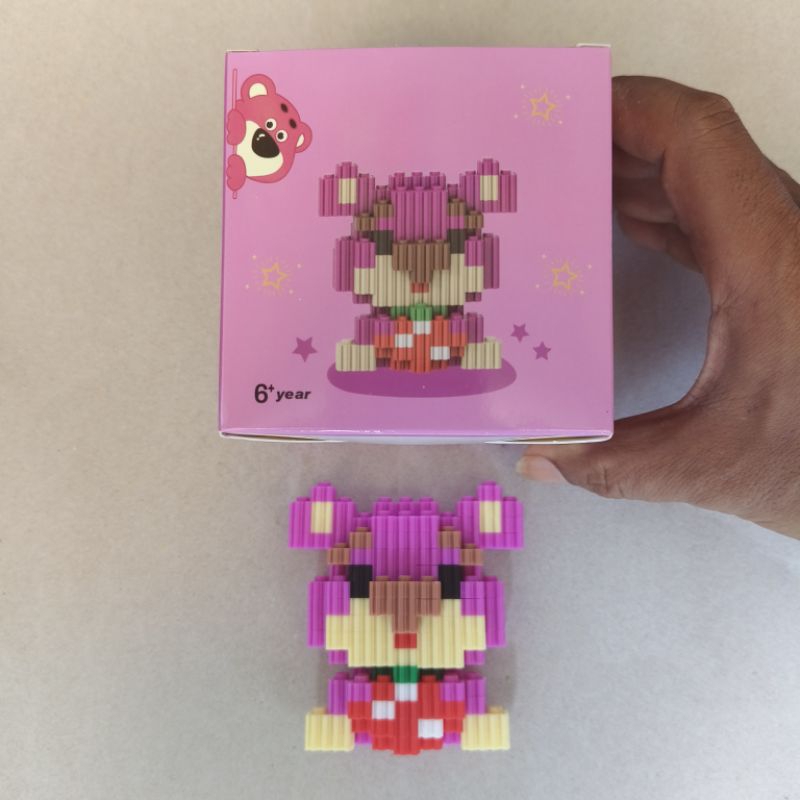 Mainan Lego Besar / Balok Susun  ( Box : 9x9x9  )