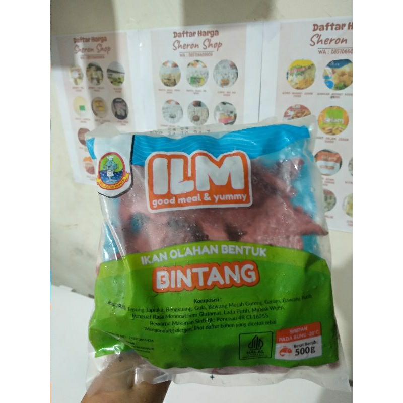 

ILM Bintang Ikan Olahan Bentuk Bintang Tempura 500gr