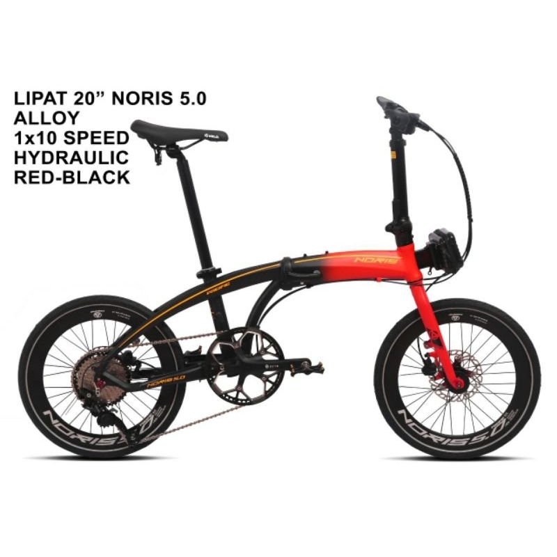 Sepeda Lipat Noris 5.0 20" PACIFIC / Folding Bike