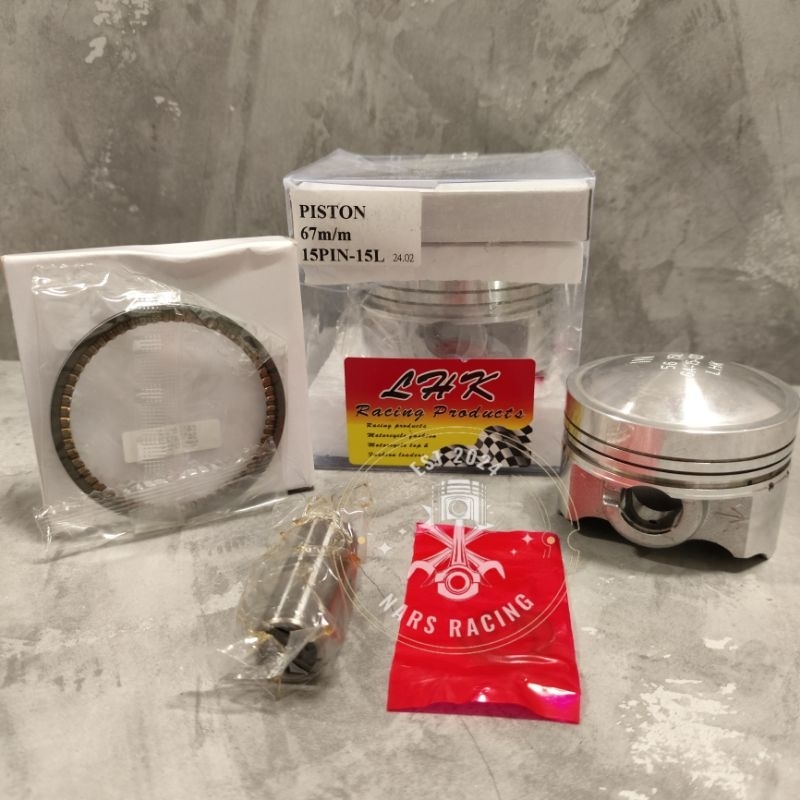Piston LHK 67 mm pen 15 ,Set ring piston seher LHK Thailand