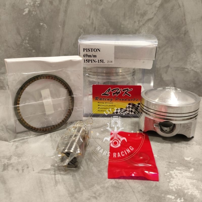 Piston LHK 69 mm pen 15 ,Set ring piston seher LHK Thailand