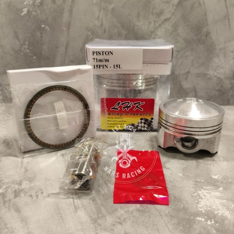 Piston LHK 71 mm pen 15 ,Set ring piston seher LHK Thailand