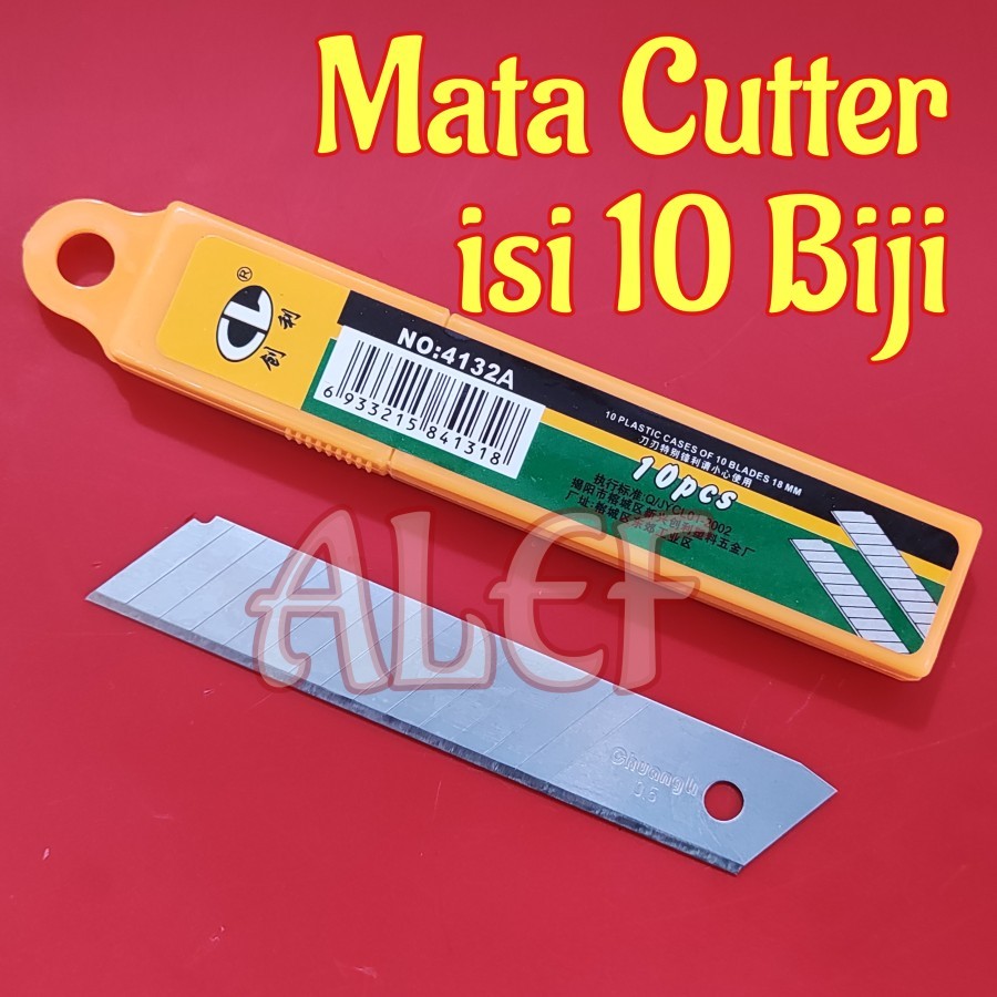 

10Pcs Mata Cutter besar mata pisau cuter kater