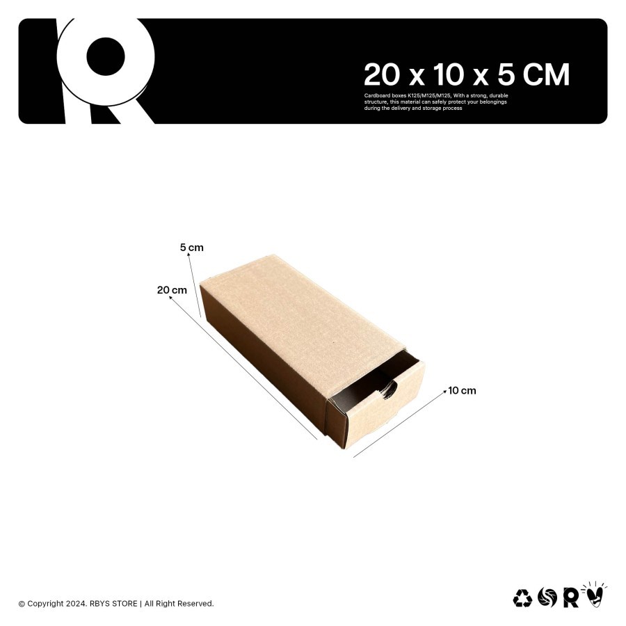 

KARDUS KARTON BOX 20 x 10 x 5 CM | Dus Kardus