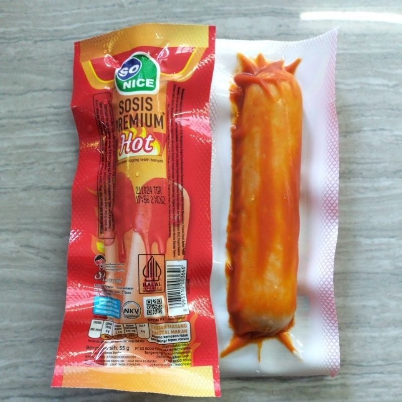 

SO NICE Sosis Siap Makan HOT 60g