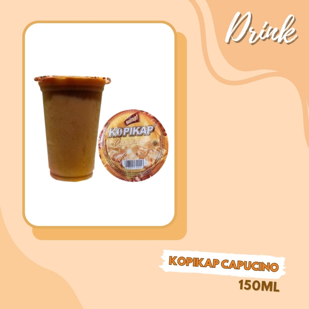 

DRINK | MINUMAN GELAS | KOPI GELAS | KOPIKAP CAPPUCCINO | KOPIKAP CAPUCINO 150ML