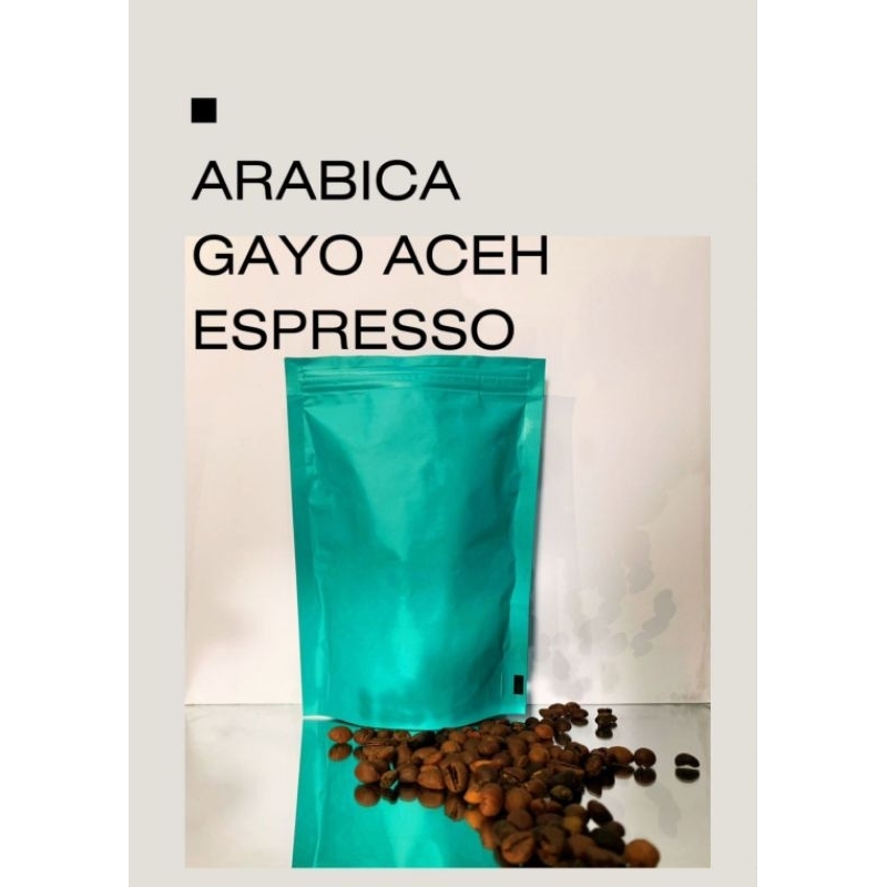 

Biji Kopi Arabica Gayo Aceh Espresso - Medium Roast (100gr)