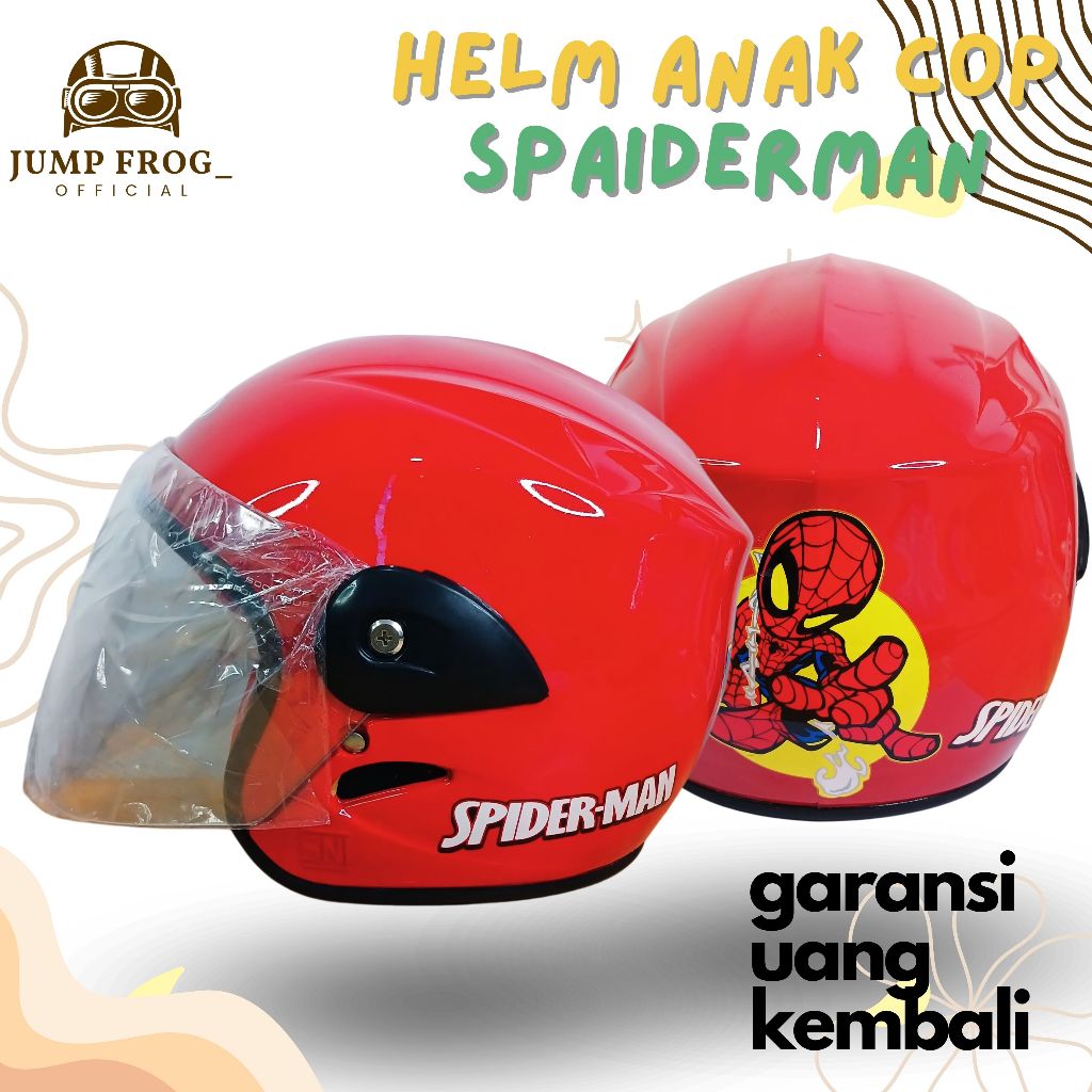 HELM MOTOR SNI ANAK USIA 2 3 4 5 TAHUN