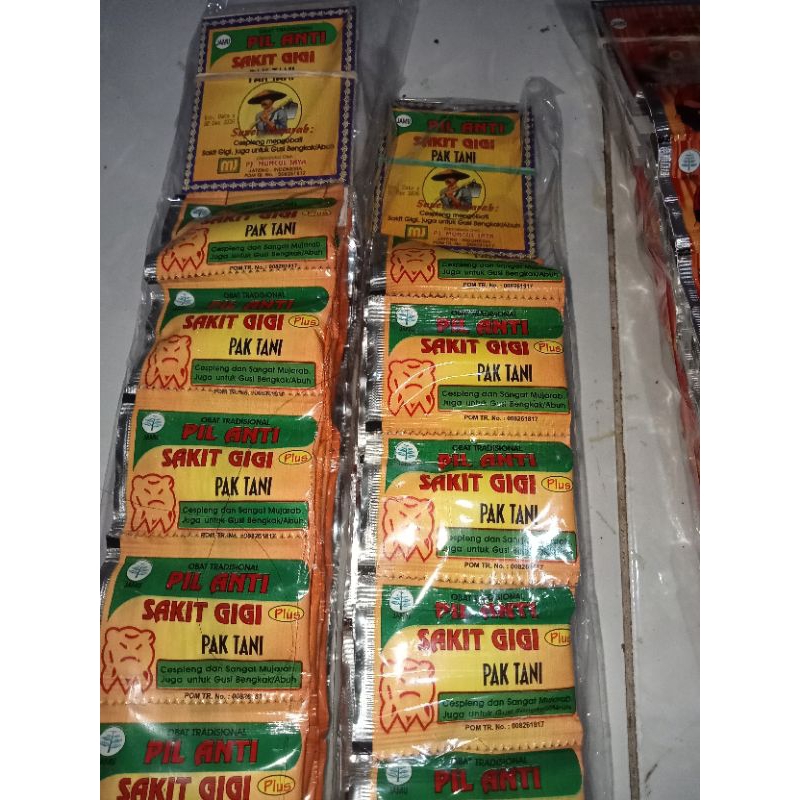 Pak Tani pil sakit gigi