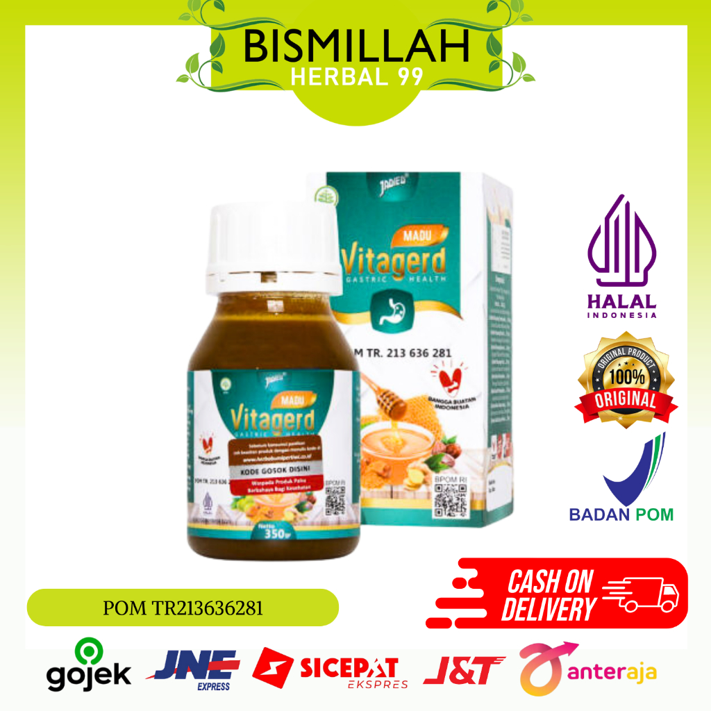 

[ PESAN INSTANT ] MADU VITAGERD ORIGINAL / MADU LAMBUNG / MAAG / GERD / OBAT ASAM LAMBUNG