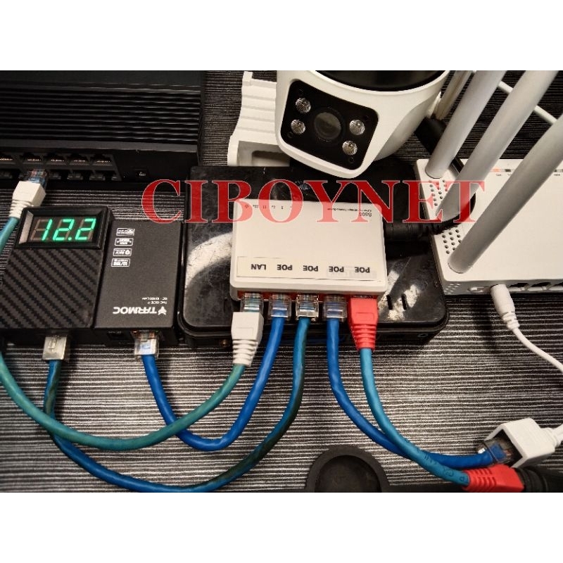 RB22 totolink s505 modif poe input 5-24v