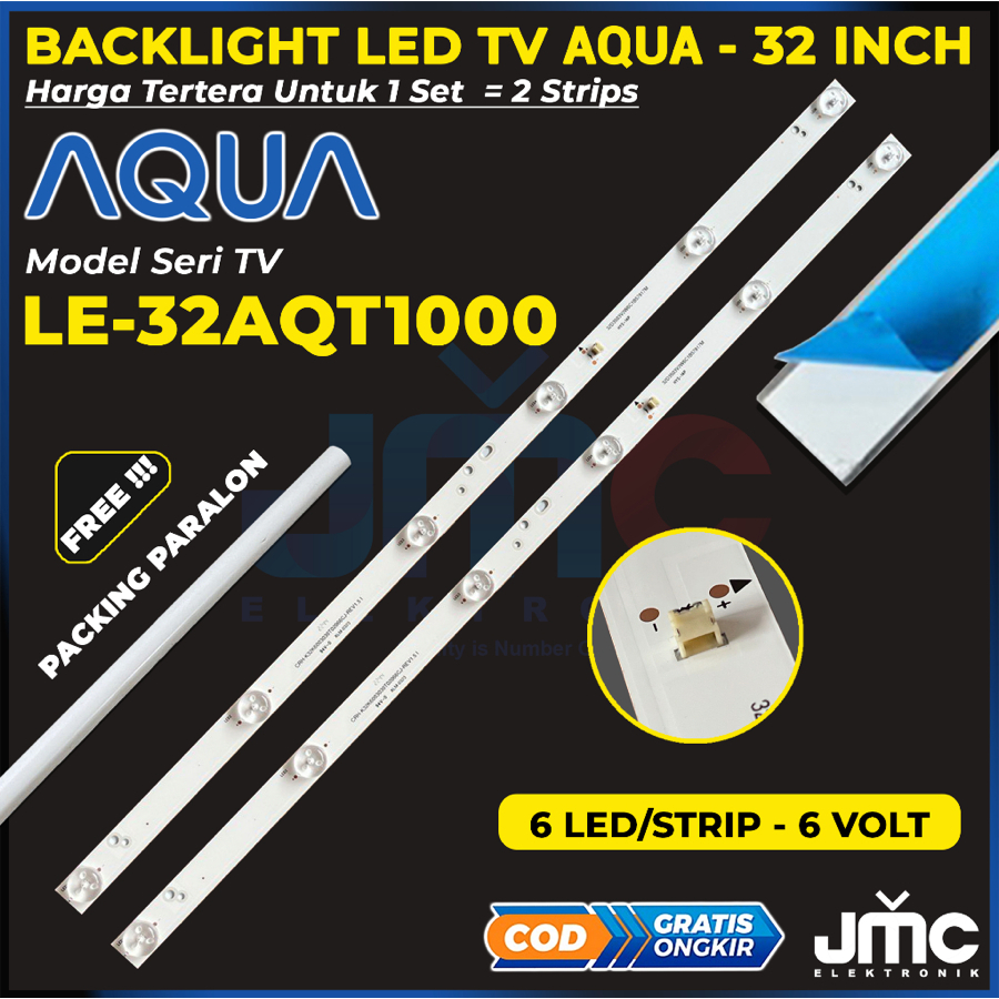 BACKLIGHT  TV LED AQUA 32 INCH LE32AQT1000 32AQT1000 CRH-K320K6003030T02066CJ-REV1.5 I