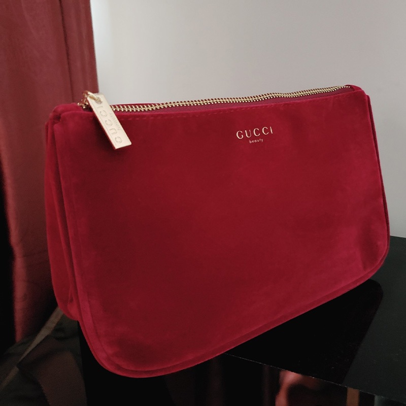 Make Up Pouch Gucci / Pouch kosmetik 24cm*5cm*7cm /  Makeup Pouch Aesthetic / Tas Kosmetik / Clutch 