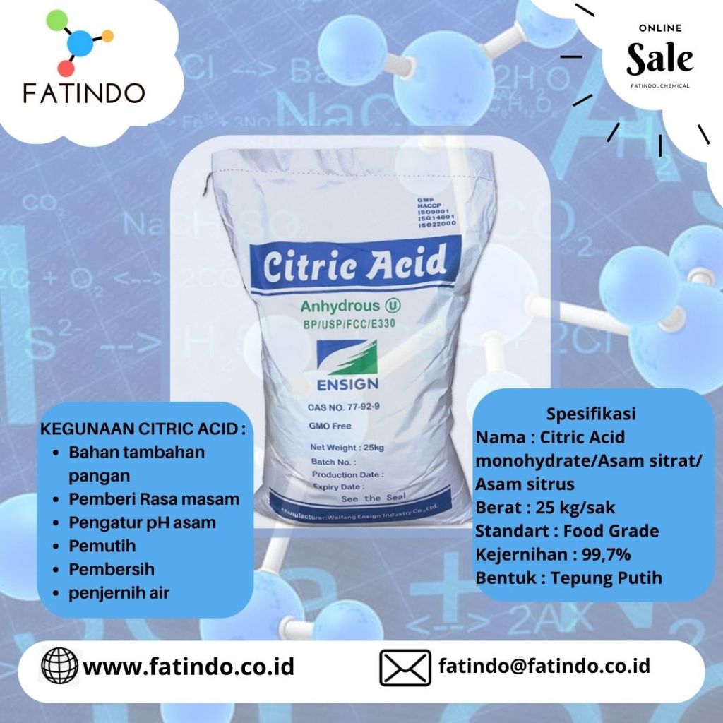 

Citric acid / Citrun / Sitrun 1 zak