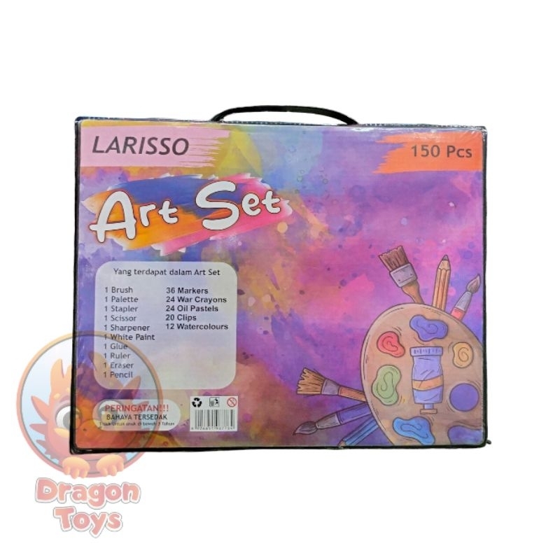 

CRAYON SET ISI 150PC - ART SET LARISSO - MAINAN EDUKASI MATARAM